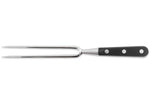 Fourchette à viande Sabatier Éléphant Idéal Forgé 17cm manche nylon noir