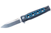 Couteau pliant Herbertz 597312 manche en fibre de carbone et aluminium percé 11,8cm