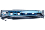 Couteau pliant Herbertz 597312 manche en fibre de carbone et aluminium percé 11,8cm