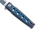 Couteau pliant Herbertz 597312 manche en fibre de carbone et aluminium percé 11,8cm