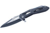 Couteau pliant Herbertz 596511 manche squelette en acier inoxydable noir 11cm