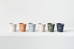 Tasse Revol Espresso Froissé 8cl en porcelaine Graphite