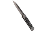 Couteau pliant Herbertz 584013 motif tête de mort manche inox 12,3cm