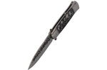Couteau pliant Herbertz 584013 motif tête de mort manche inox 12,3cm