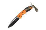 Couteau pliant Herbertz 564712 manche en ABS orange 12cm avec cordon
