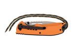 Couteau pliant Herbertz 564712 manche en ABS orange 12cm avec cordon