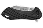Couteau pliant Camillus Chunk manche en nylon noir et fibres de verre 10cm