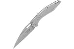 Couteau pliant Herbertz 597412 tout inox lame wharncliffe manche 11,3cm