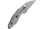 Couteau pliant Herbertz 597412 tout inox lame wharncliffe manche 11,3cm