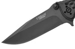 Couteau pliant Camillus Reverb manche en nylon et fibres de verre à motif cubique 9,5cm
