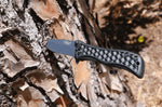Couteau pliant Camillus Erupt manche en nylon noir et fibres de verre à motif cubique 7,8cm