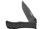 Couteau pliant Camillus Erupt manche en nylon noir et fibres de verre à motif cubique 7,8cm