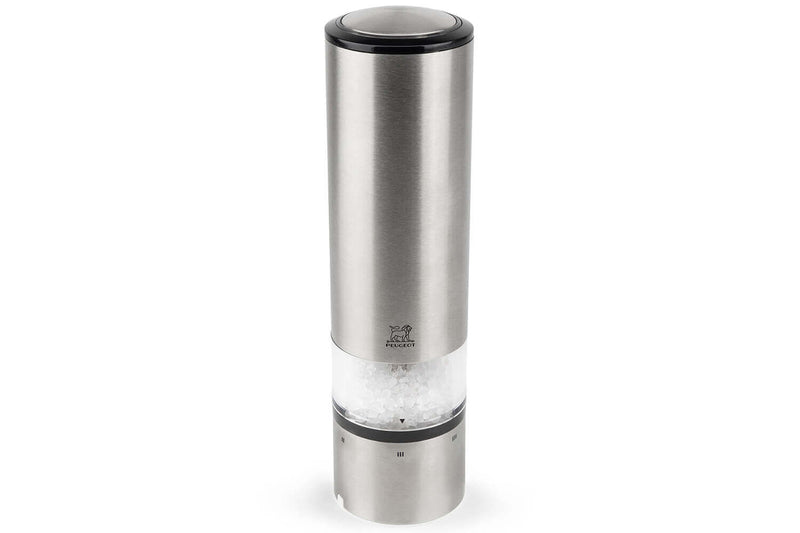 Moulin à sel électrique Peugeot Elis Sense U'Select 20cm en inox avec éclairage