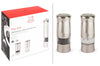 Coffret duo de moulins électriques à sel et à poivre Peugeot Zeli 14cm en ABS brossé