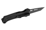 Couteau pliant Camillus GB-8B lame Tanto manche en nylon renforcé de fibres de verre noir 12cm