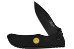 Couteau pliant Camillus Centerfire 30-30 manche en G10 noir 10,2cm et fond de balle intégré