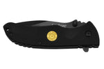 Couteau pliant Camillus Centerfire 30-30 manche en G10 noir 10,2cm et fond de balle intégré