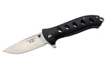 Couteau pliant Herbertz 309612 manche en G10 noir léger et ajouré 12cm