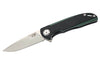 Couteau pliant Herbertz 308912 manche G10 texturé noir et vert 12cm et clip de poche