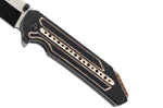 Couteau pliant Herbertz 533813 manche cranté aluminium noir / bronze 12,5cm