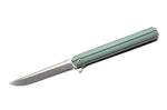 Couteau pliant Herbertz 593312 manche fin en titanium vert 11,8cm