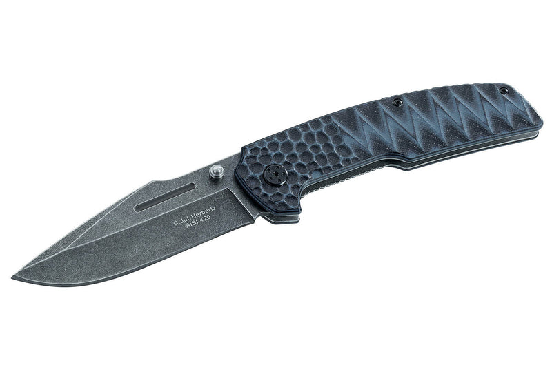 Couteau pliant Herbertz 228713 lame dao manche G10 texturé 12,7cm