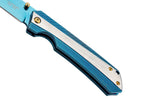Couteau pliant Herbertz 591811 Titanblue tout inox 11cm