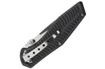 Couteau pliant Herbertz 568512 manche aluminium décor stries dorées 11,5cm