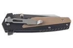 Couteau pliant Herbertz 591012 lame finition bicolore et manche en G10 en deux tons 12cm