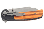 Couteau pliant Herbertz 591112 manche en G10 et bois d'Euonymus 11,7cm