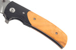 Couteau pliant Herbertz 591112 manche en G10 et bois d'Euonymus 11,7cm