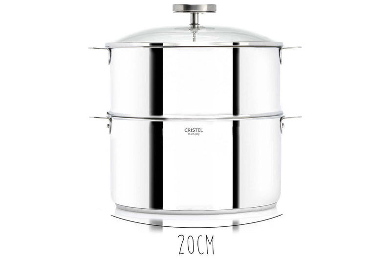 Cuiseur Cristel Biome cuisson saine diamètre 20cm
