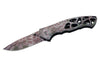 Couteau pliant Herbertz 594512 look reptilien manche mi-squelette en polymère 11,5cm