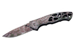 Couteau pliant Herbertz 594512 look reptilien manche mi-squelette en polymère 11,5cm