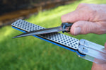 Pierre à aiguiser DMT Diafold Diamond portable double face diamantée 220/325