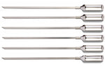 Set de 6 piques à brochettes OXO en acier inoxydable réutilisables