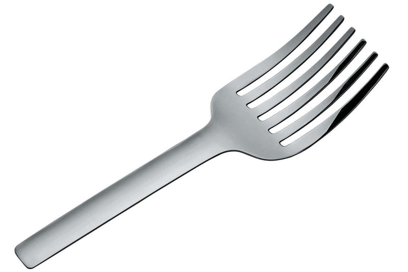Fourchette spaghetti Alessi Tibidabo tout acier inox design par Kristiina Lassus