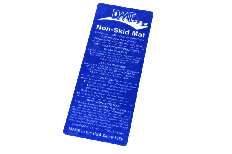 Tapis antidérapant DMT bleu pour pierre à aiguiser 20,3 x 7,6cm