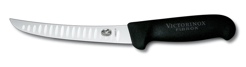 Couteau à désosser lame alvéolée renversée large Victorinox 15cm 5.6523.15