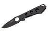 Couteau pliant Herbertz 587510 tout inox revêtement noir manche 10cm