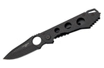 Couteau pliant Herbertz 587510 tout inox revêtement noir manche 10cm