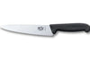 Couteau éminceur/cuisine lame 12cm manche fibrox noir Victorinox 5.2003.12