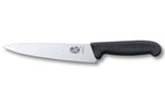 Couteau éminceur/cuisine lame 12cm manche fibrox noir Victorinox 5.2003.12