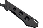 Couteau pliant Herbertz 587510 tout inox revêtement noir manche 10cm
