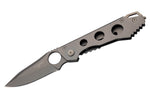 Couteau pliant Herbertz 587610 tout inox finition mat manche 10cm