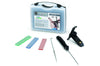 Kit 3 pierres à aiguiser diamantées DMT Aligner Prokit avec support + fusil pour lame dentée + guide d'affûtage