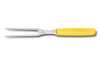 Fourchette à découper manche jaune lame inox 15cm Victorinox