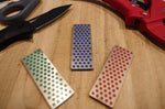 Lot de 3 mini pierres à aiguiser diamant DMT W7EFC 7cm