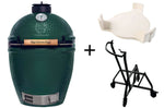 Pack Big Green Egg Large barbecue + convEGGtor + chariot à roulettes