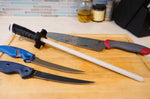 Fusil à aiguiser DMT mèche céramique à grain fin 2200 30cm manche noir